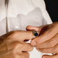 Sign Arabesque Bicolor Sapphire Ring