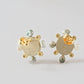 One Trapiche Emerald Earrings