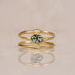 Orbit Trapiche Emerald Double Ring