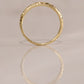 Crescent Moon Engraved Wedding Ring