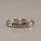 Inner Dome Engraved Wedding Ring