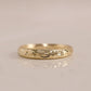 Inner Dome Engraved Wedding Ring