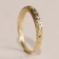 Inner Dome Engraved Wedding Ring