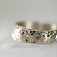 "üzüm" Botanical engraved ring-muska jewelry