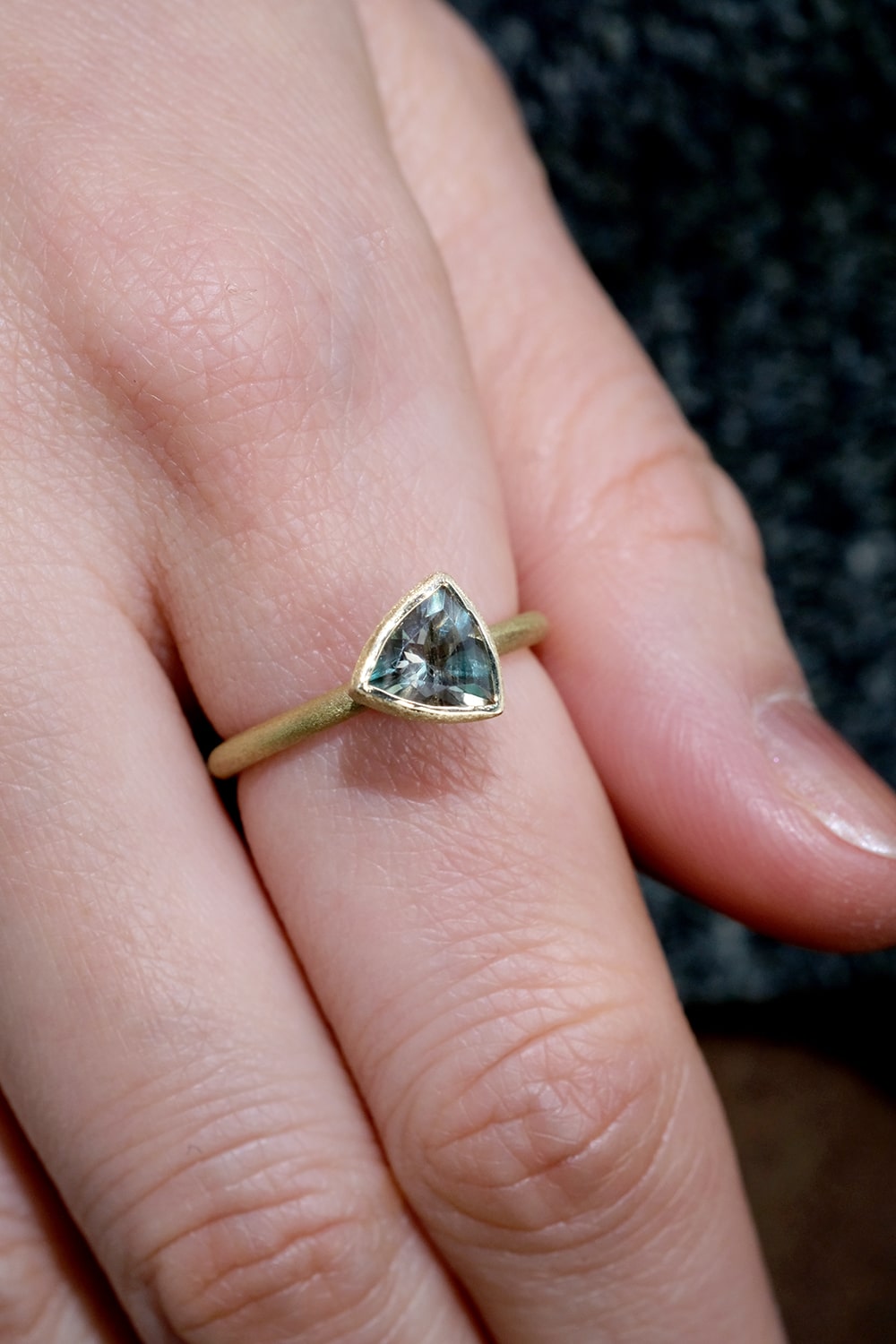 Oregon Sunstone Ring Green