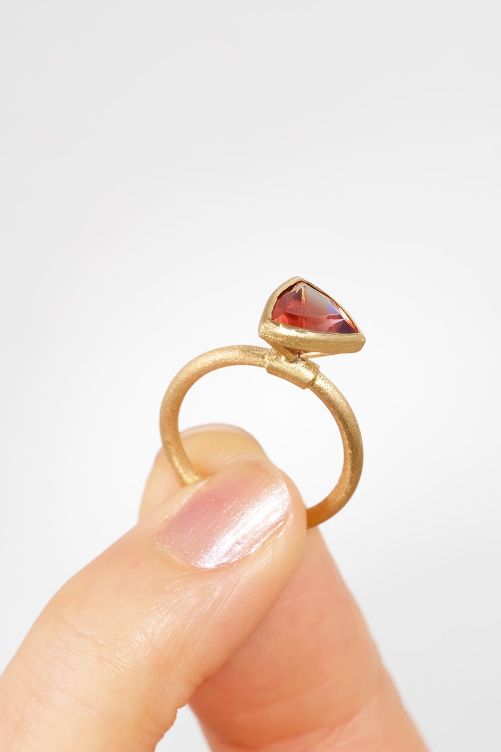 Oregon Sunstone Ring Red