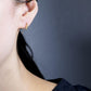 "nar" Botanical engraved earrings-muska jewelry