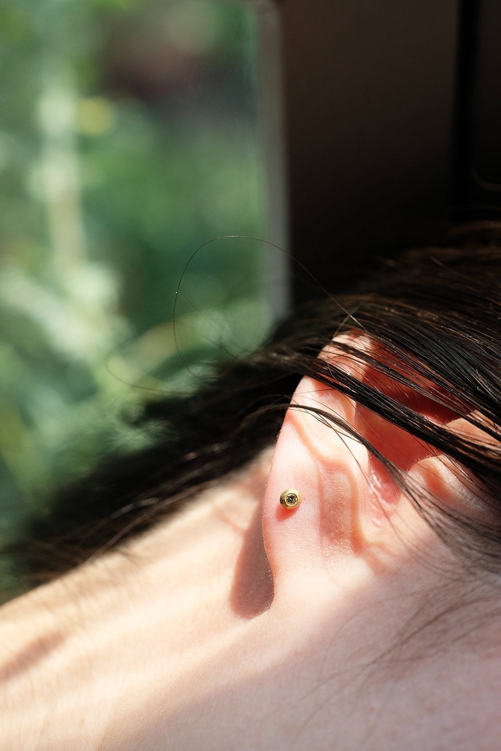 "nar" Diamond earrings / Ruby earrings-muska jewelry