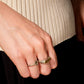 Arabesque White Gold Signet Ring