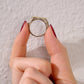 Arabesque White Gold Signet Ring