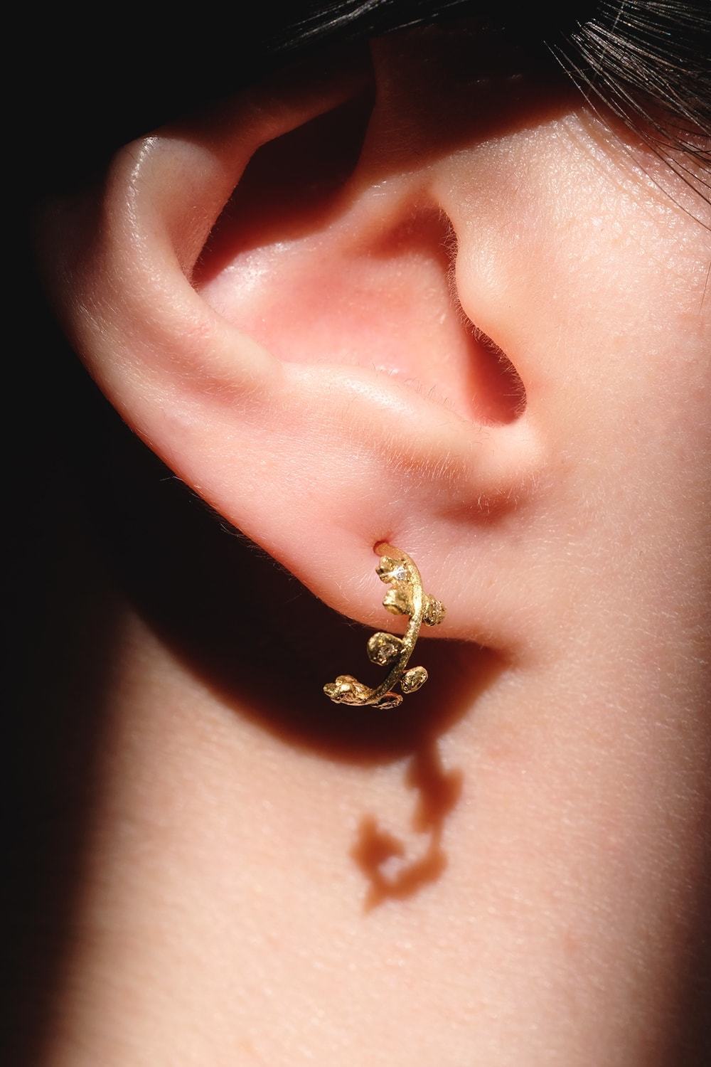 "su" Diamond earrings-muska jewelry
