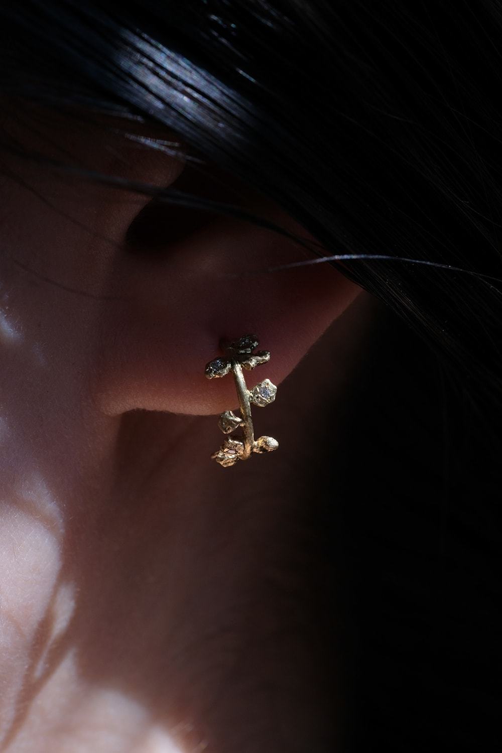 "su" Diamond earrings-muska jewelry