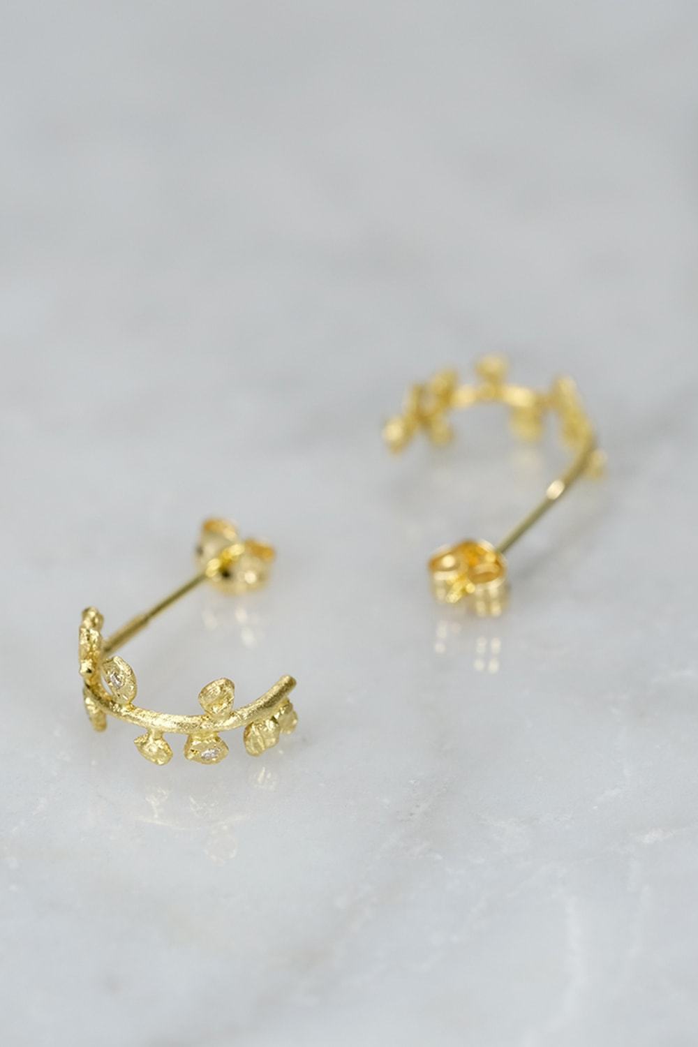"su" Diamond earrings-muska jewelry