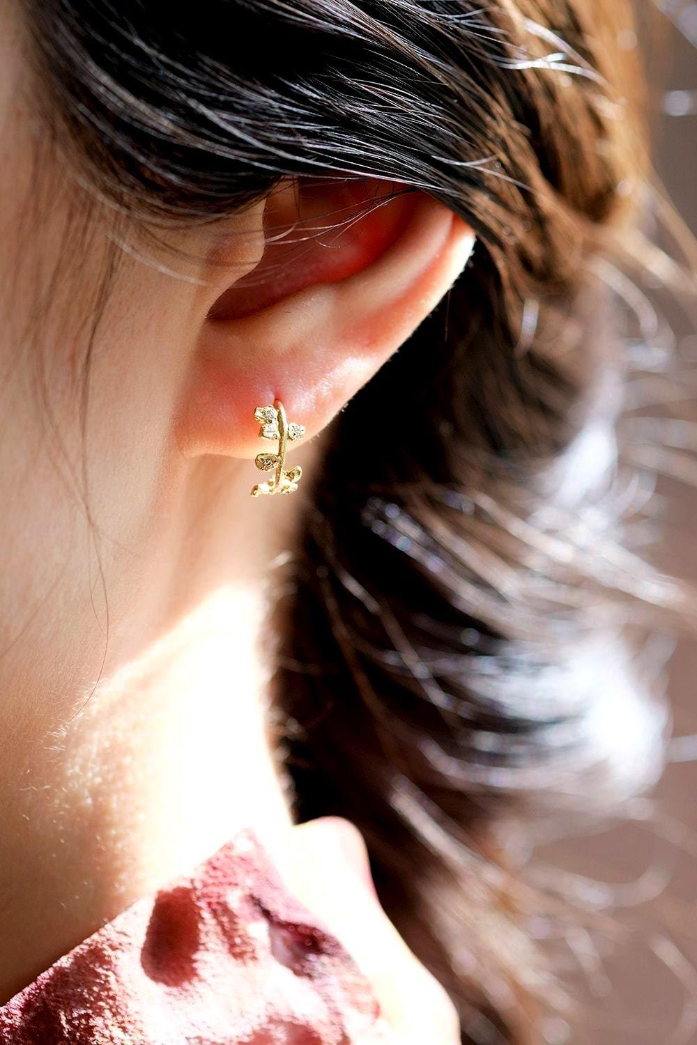 "su" Diamond earrings-muska jewelry