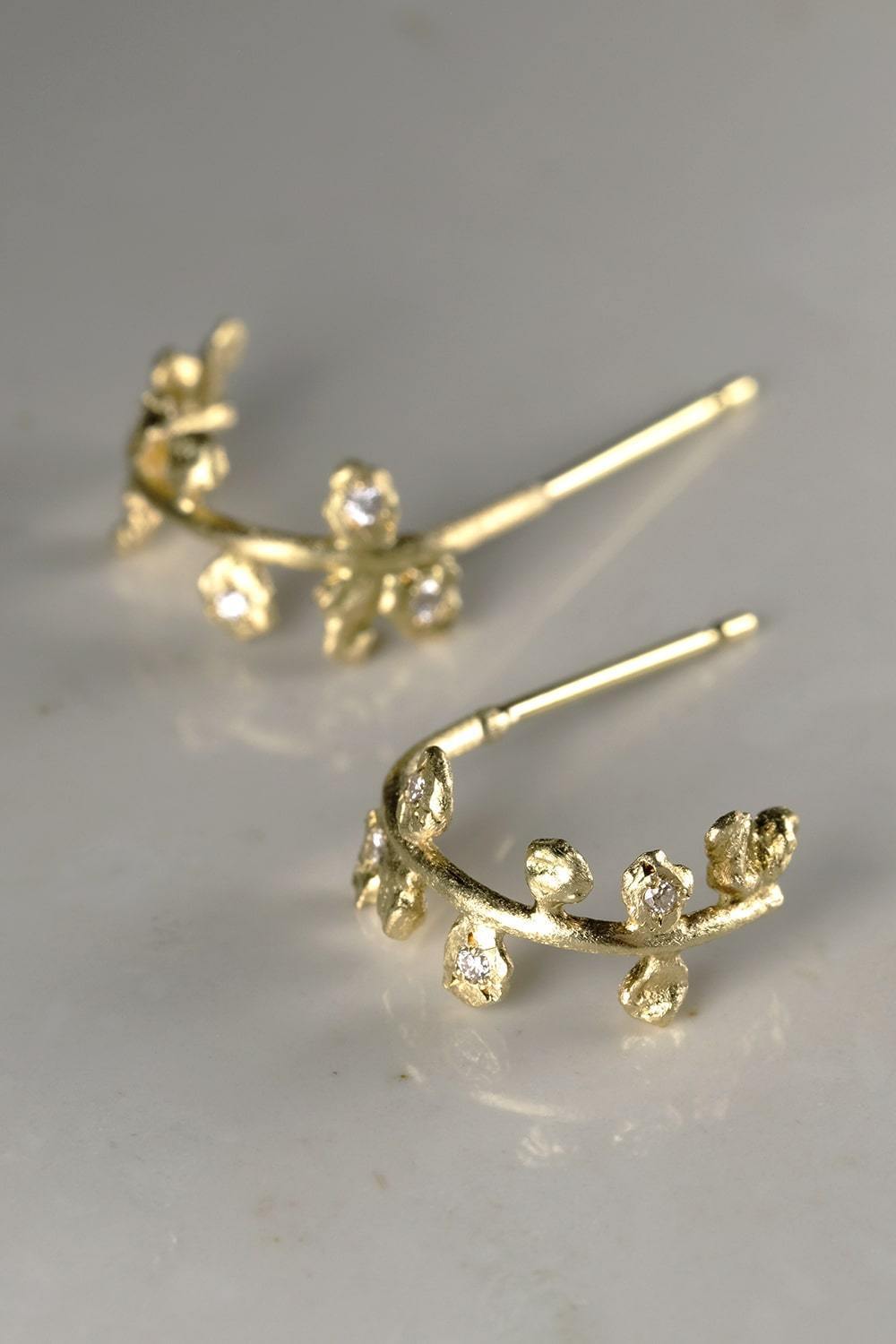 "su" Diamond earrings-muska jewelry