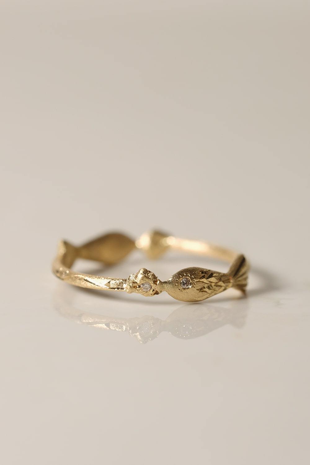 "su" Fish ring-muska jewelry