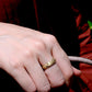 "üzüm" Botanical engraved ring-muska jewelry