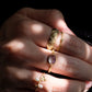 "üzüm" Botanical engraved ring-muska jewelry