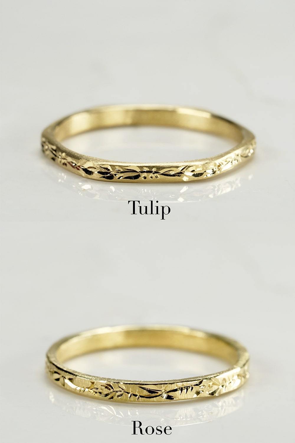 Flat-wedding ring by muska jewelry